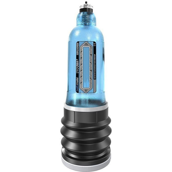 Гидропомпа BATHMATE HYDROMAX7 Wide Boy Aqua, синяя