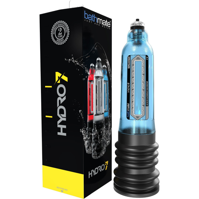 Гидропомпа BATHMATE HYDRO7 AQUA, синяя