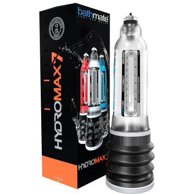 Гидропомпа BATHMATE Hydromax7 Crystal, прозрачная