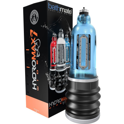 Гидропомпа BATHMATE HYDROMAX7 Wide Boy, синяя