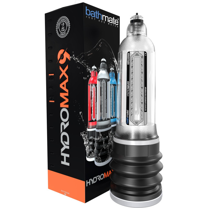 Гидропомпа BATHMATE HYDROMAX9 CRYSTAL прозрачная