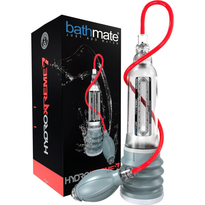 Гидропомпа BATHMATE HYDROXTREME7 прозрачная